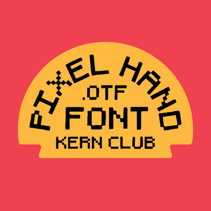 Pixel Hand Font