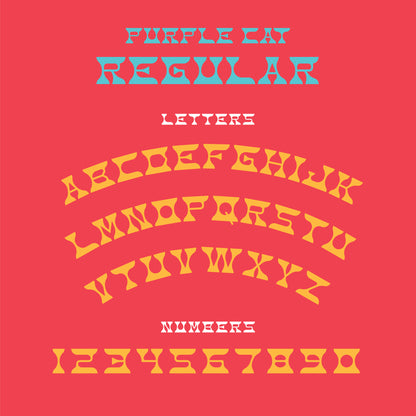 Purple Cat Font