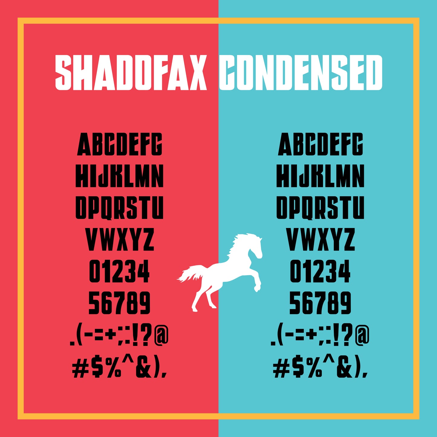 Shadofax Condensed Font