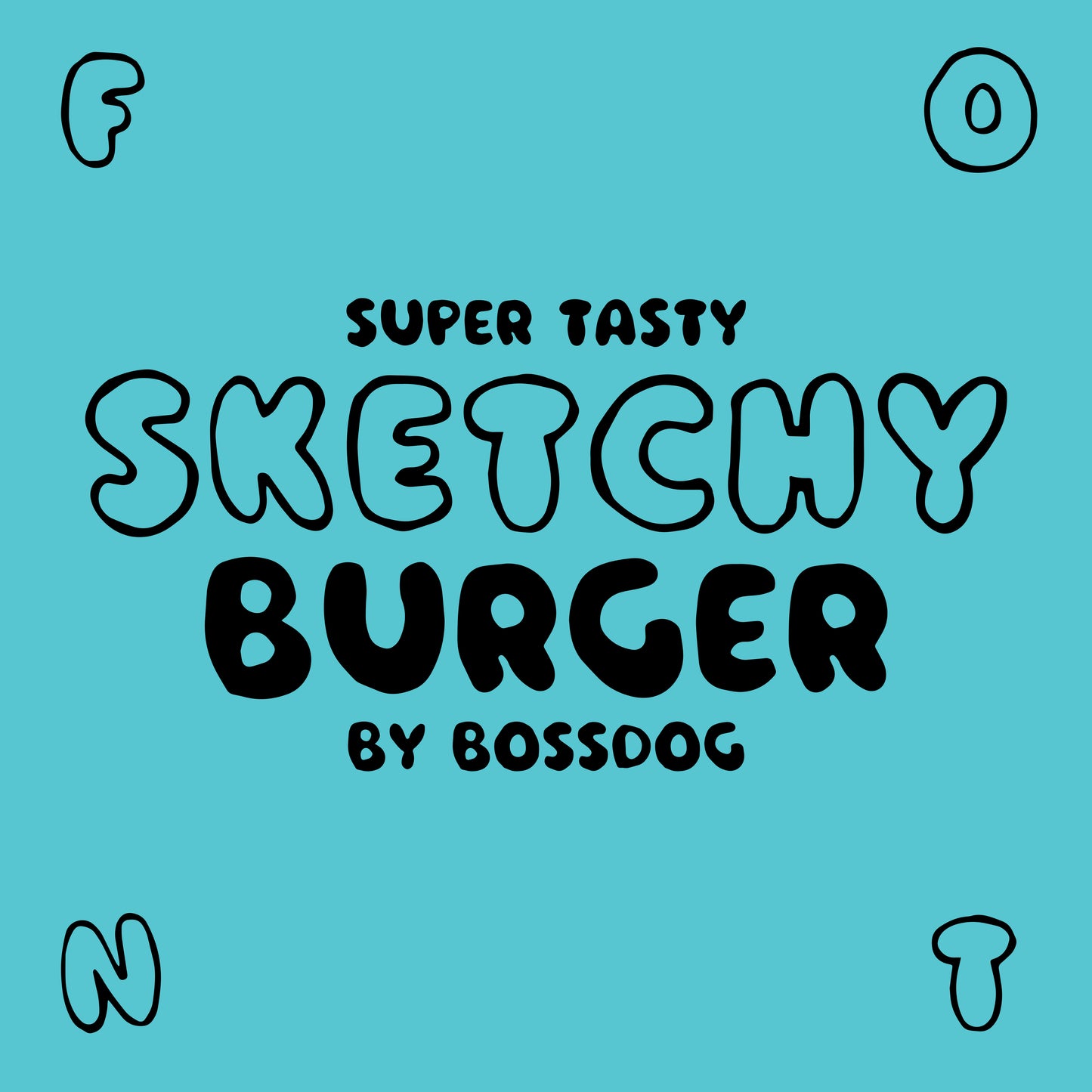 Sketchy Burger Font