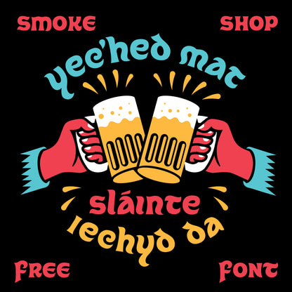 Smoke Shop Font