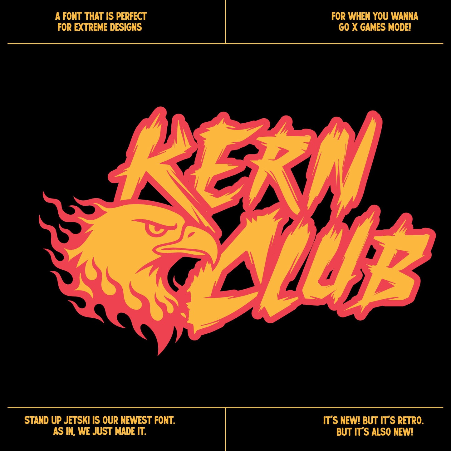 Stand-Up Jetski Font