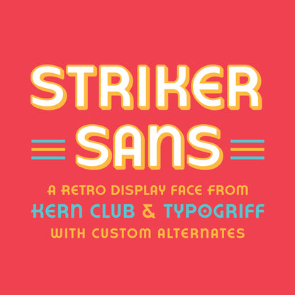 Striker Sans Font