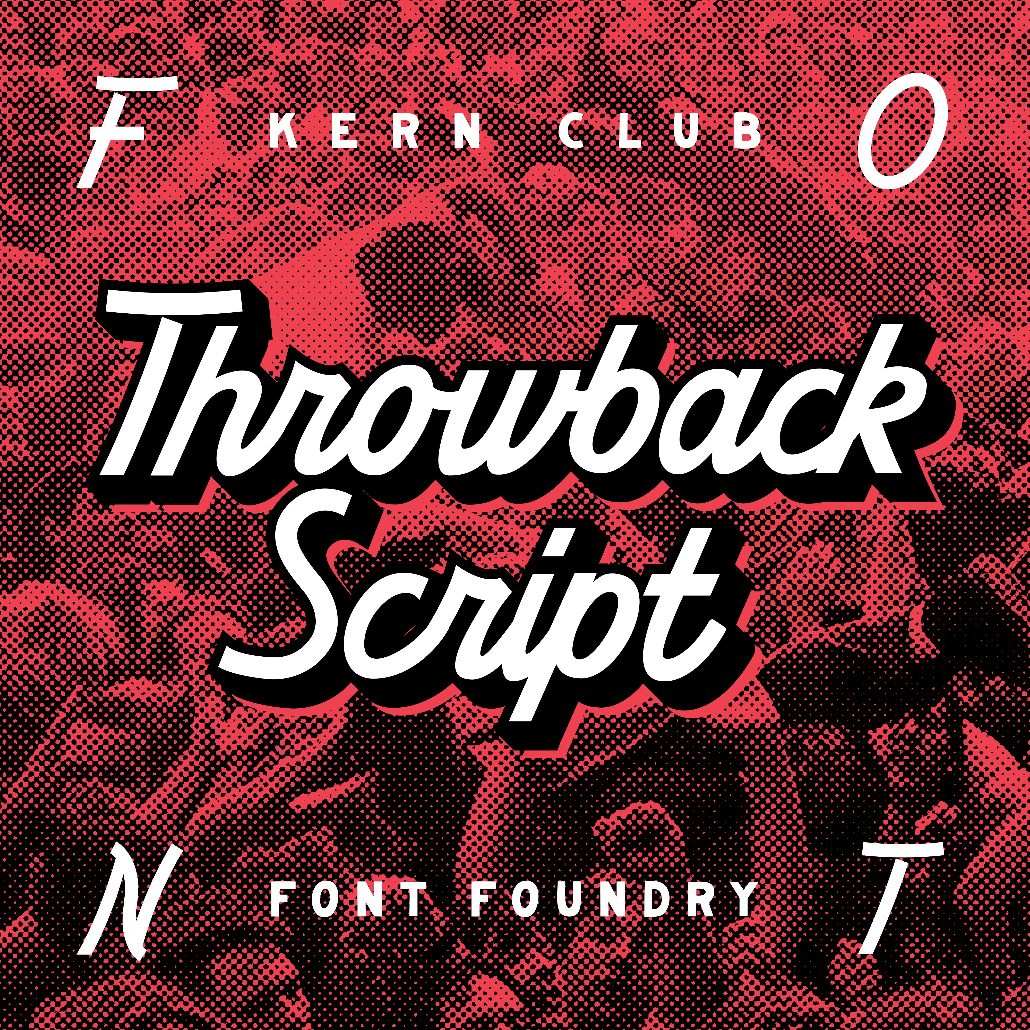 Script Caps Throwback Throwback Script Font – Kern Club