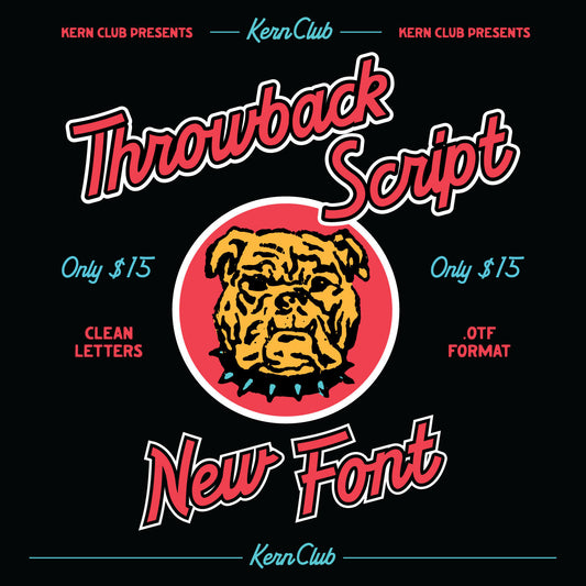 Pitsburgh Script Throwback Sport Fonts – Kern Club