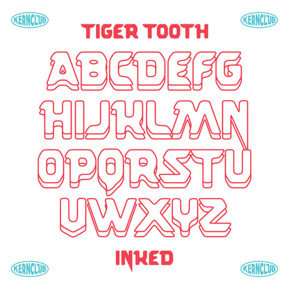 Tiger Tooth Font