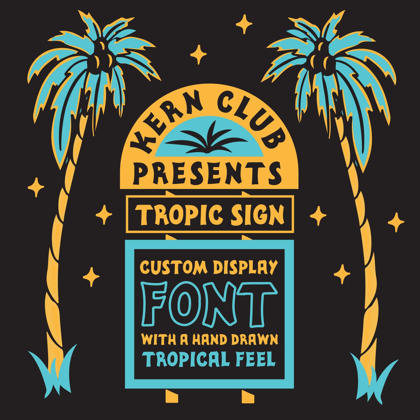 Tropic Sign Font