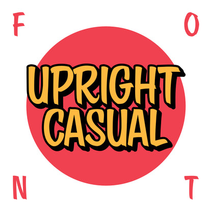 Upright Casual Font