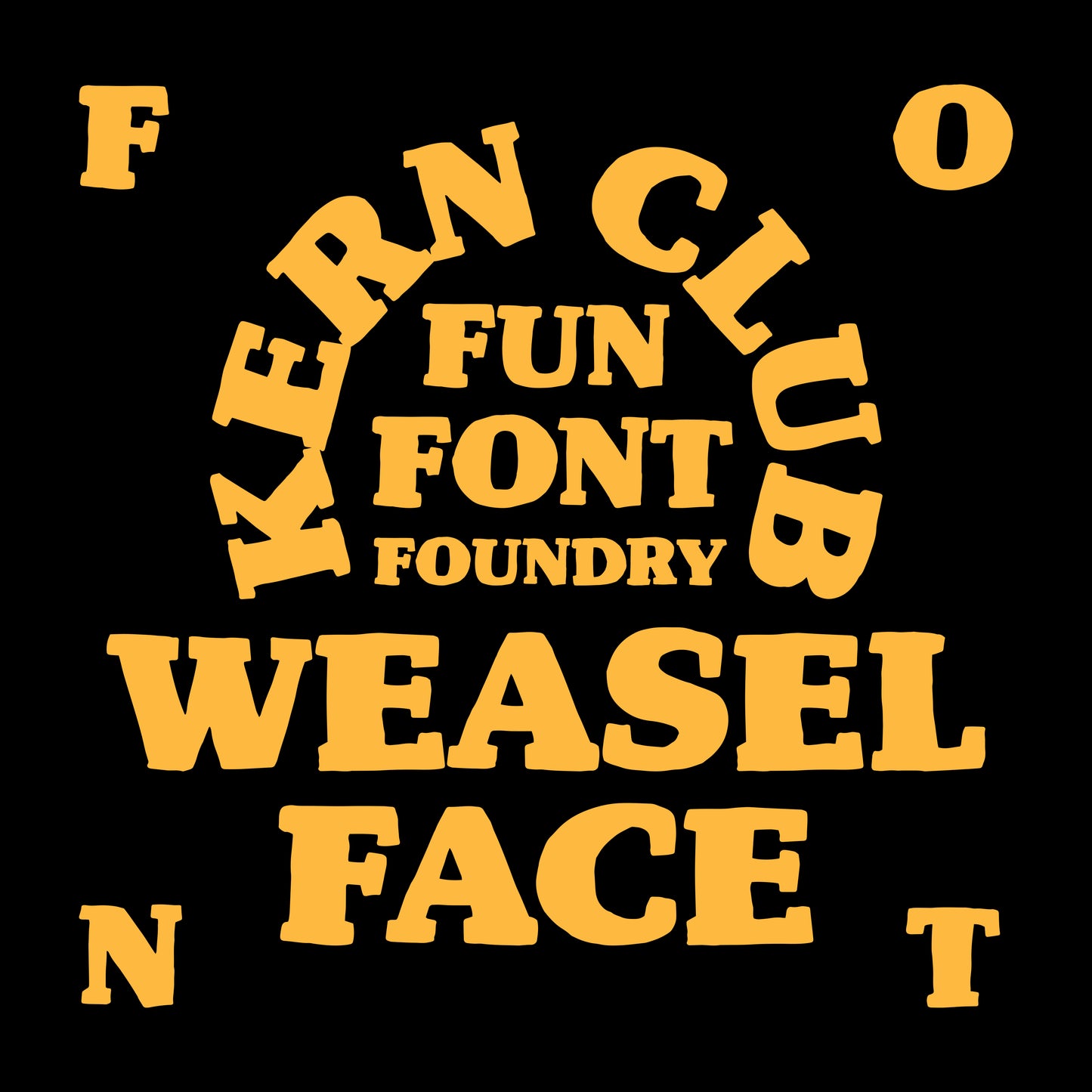 Weasel Face Font