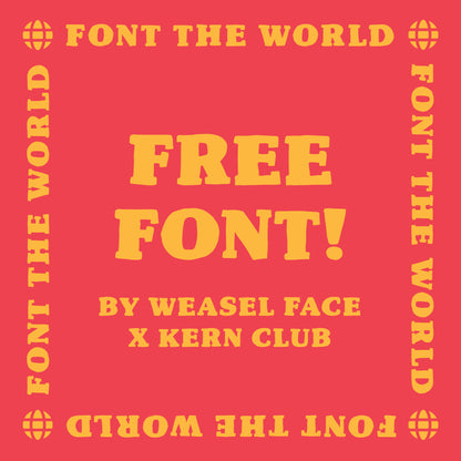 Weasel Face Font