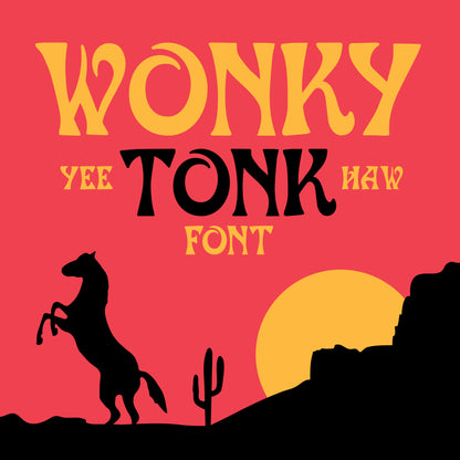 Wonky Tonky Font